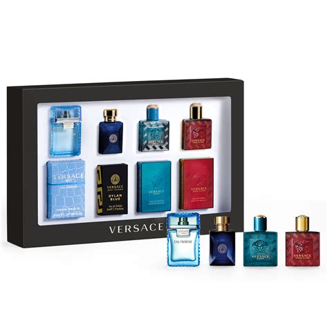 small versace perfume|versace mini aftershave set.